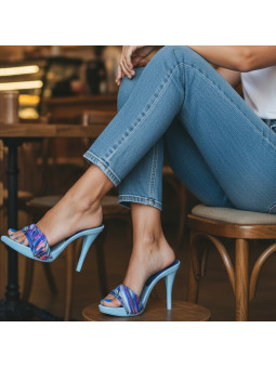 Sexy Clogs aus dekoriertem...