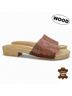 Sabots femme avec bride en...