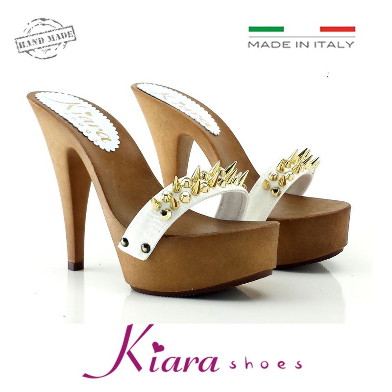 SCHUH Clog mit POINTS -K9311 BIANCO