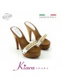 CLOGS WITH POINTS -K9311 BIANCO