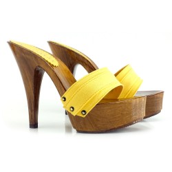 HOLZSCHUHE GELBE-K9101 GIA