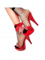 ROT HOLZSCHUHE MIT METALLIC TIPS ROT HOLZSCHUHE MIT METALLIC TIPS
