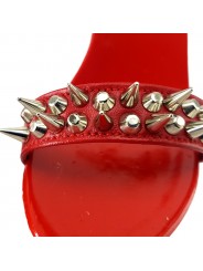 SABOT METAL ROUGE AVEC POINTS