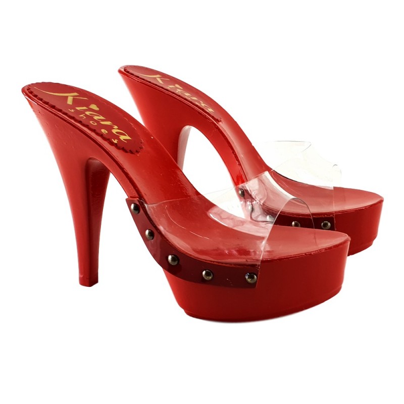 PAINTED RED SHOES-K9601