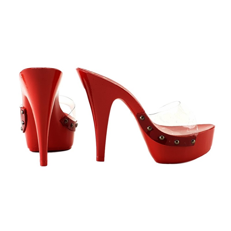 PAINTED RED SHOES-K9601