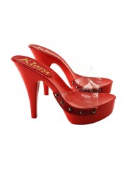 PAINTED RED SHOES-K9601