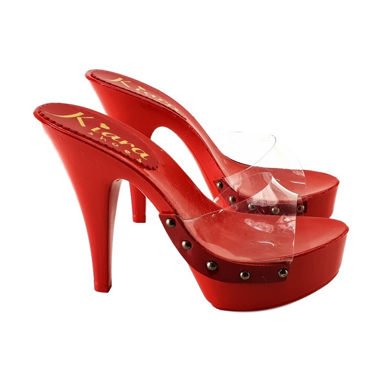 PAINTED RED SHOES-K9601