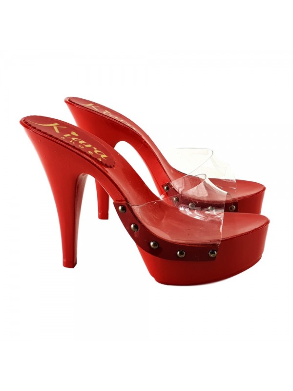 PAINTED RED SHOES-K9601