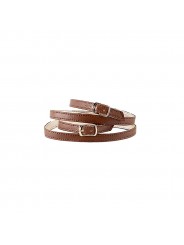 LEATHER BROWN STRAPS FOR CLOGS