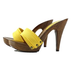 ZOCCOLI GIALLO TACCO Tacco 11 cm