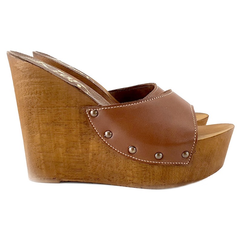 BROWN SUEDE SHOES WEDGE
