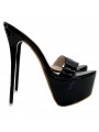 SABOT SEX NOIR TALON 17 CM