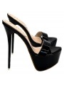 SABOT SEX NOIR TALON 17 CM
