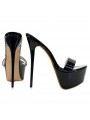 SABOT SEX NOIR TALON 17 CM
