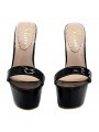 SABOT SEX NOIR TALON 17 CM