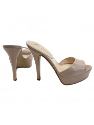 SABOT EN CUERO BEIGE REAL HASTA EL N ° 42