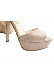 SABOT EN CUERO BEIGE REAL HASTA EL N ° 42