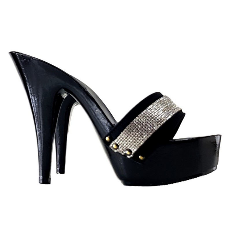 SABOT NOIR STRASS-K95011 NERO