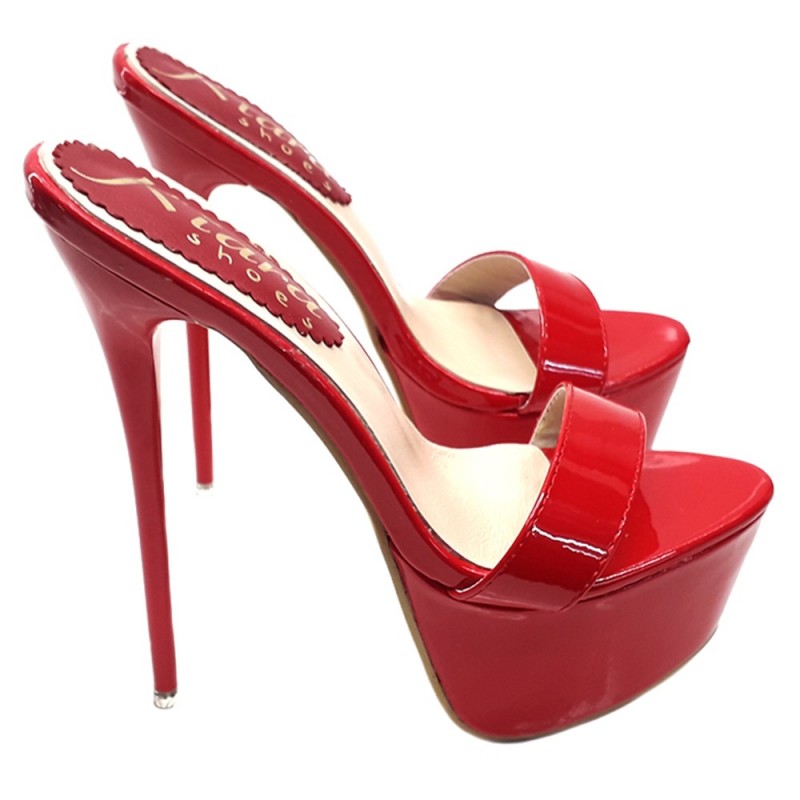 ZUECO ROJO SEXY TACON 17 N. HASTA 44