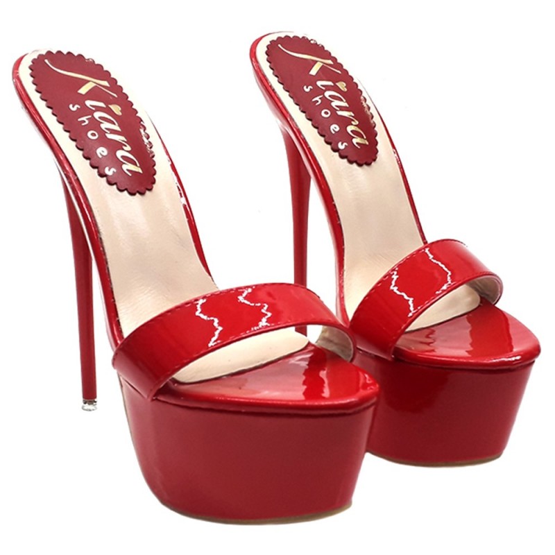 ZUECO ROJO SEXY TACON 17 N. HASTA 44