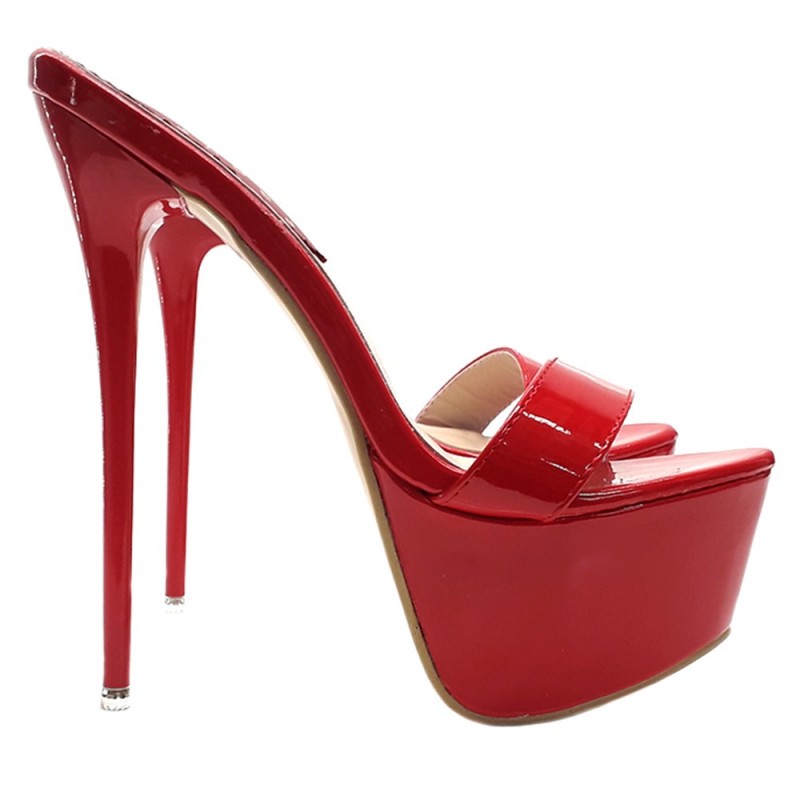 ZUECO ROJO SEXY TACON 17 N. HASTA 44