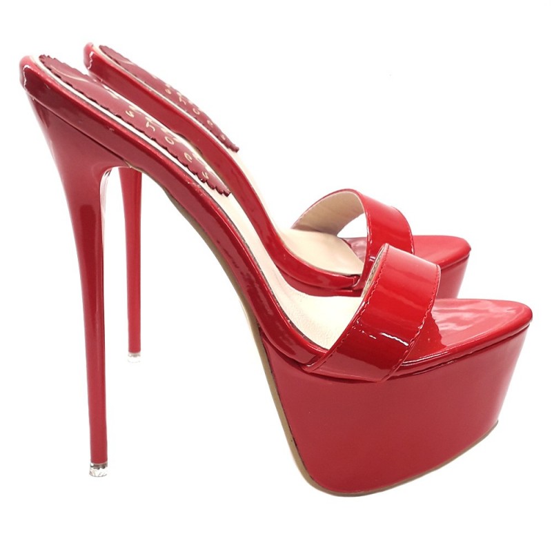 ZUECO ROJO SEXY TACON 17 N. HASTA 44
