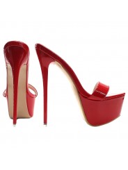ZUECO ROJO SEXY TACON 17 N. HASTA 44