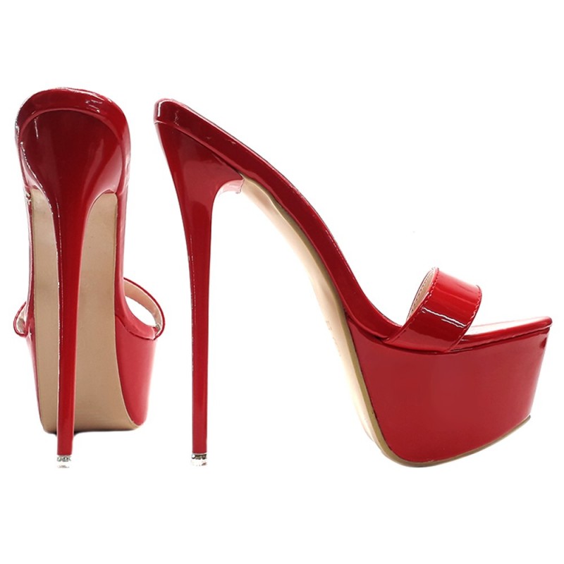 ZUECO ROJO SEXY TACON 17 N. HASTA 44