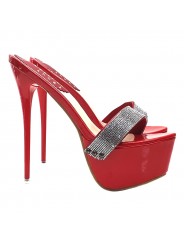 HIGH RED STILETTO WITH PASTE SIZE UP TO 44