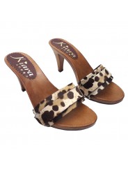 ANIMALIER HEEL CLOGS