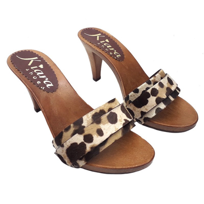 ANIMALIER HEEL CLOGS ANIMALIER HEEL CLOGS