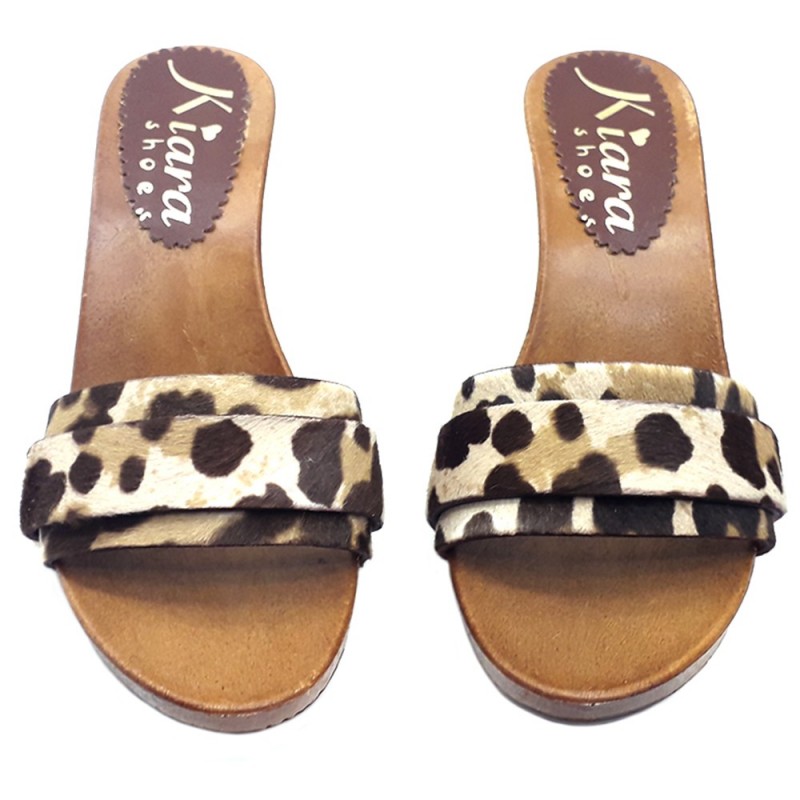 ANIMALIER HEEL CLOGS ANIMALIER HEEL CLOGS