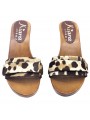 ANIMALIER HEEL CLOGS