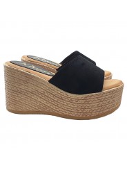 WEDGES IN SYNTHETIC SUEDE