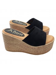 LADY WEDGE IN SUEDE