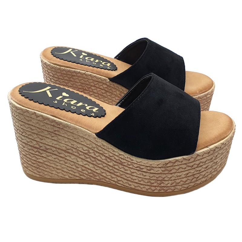 LADY WEDGE IN SUEDE