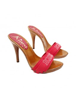 ROTE PERSONALISIERTE CLOGS