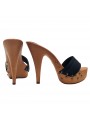 ZUECOS NEGROS TACHONADOS TACON 13 CM