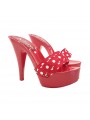 RED POLKA DOT CLOGS HEEL 13 RED POLKA DOT CLOGS HEEL 13