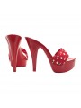 RED POLKA DOT CLOGS HEEL 13 RED POLKA DOT CLOGS HEEL 13