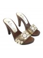 WOMEN'S GOLDEN CLOGS HEEL 11