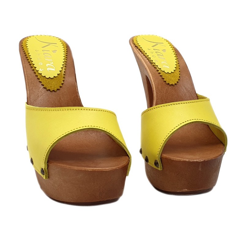 ZUECOS AMARILLOS TACON 13 ZUECOS AMARILLOS TACON 13