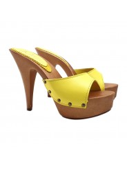 ZUECOS AMARILLOS TACON 13