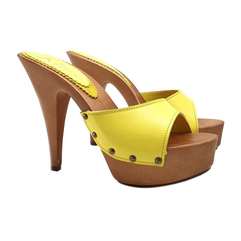 ZUECOS AMARILLOS TACON 13 ZUECOS AMARILLOS TACON 13