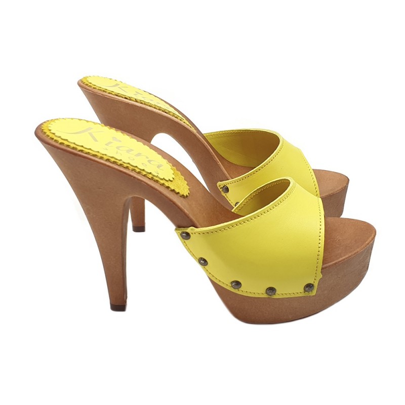 ZUECOS AMARILLOS TACON 13 ZUECOS AMARILLOS TACON 13