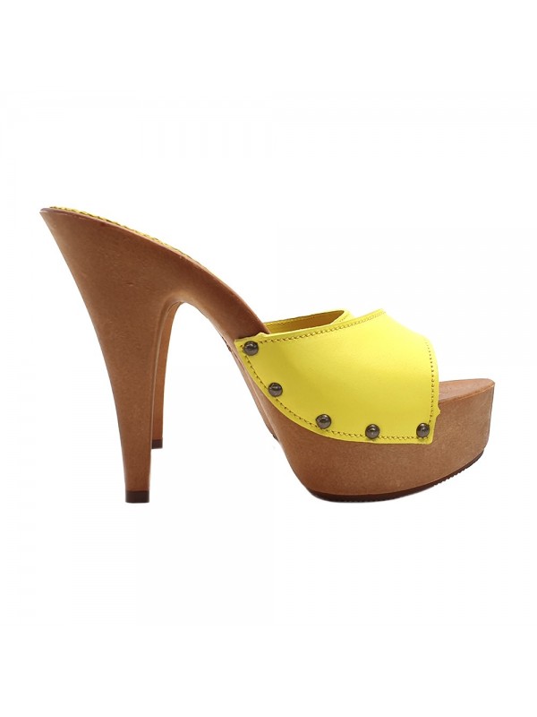 ZUECOS AMARILLOS TACON 13 ZUECOS AMARILLOS TACON 13