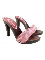 ZOCCOLI DA DONNA CON FASCIA STILE PIN-UP