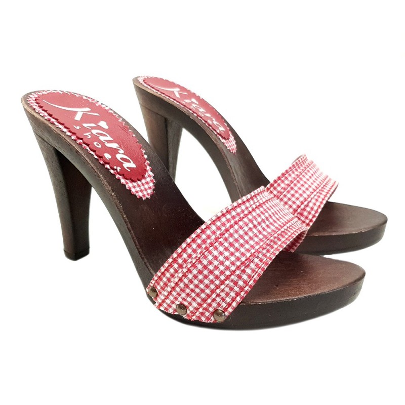 ZOCCOLI DA DONNA CON FASCIA STILE PIN-UP