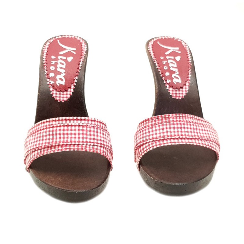 ZOCCOLI DA DONNA CON FASCIA STILE PIN-UP