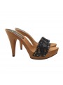 ZUECOS NEGROS DE CUERO TACON 11 COMODO